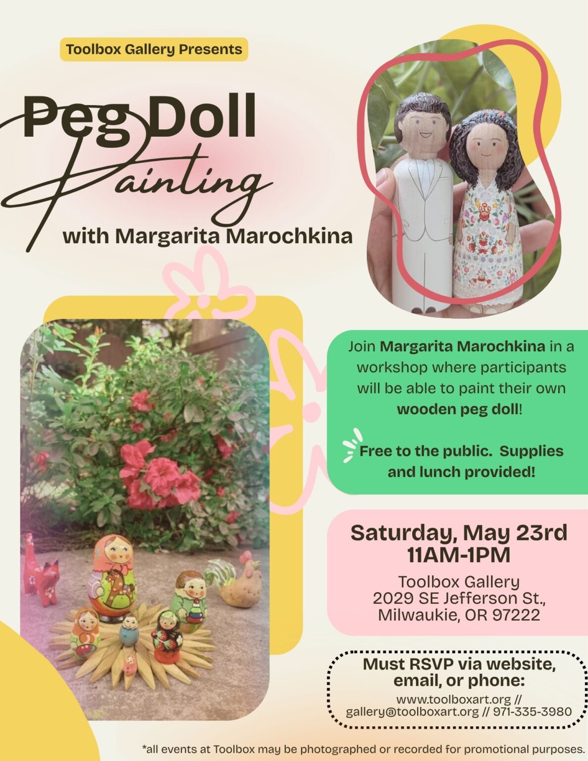 Peg Doll Painting - Clackamas County Arts Alliance